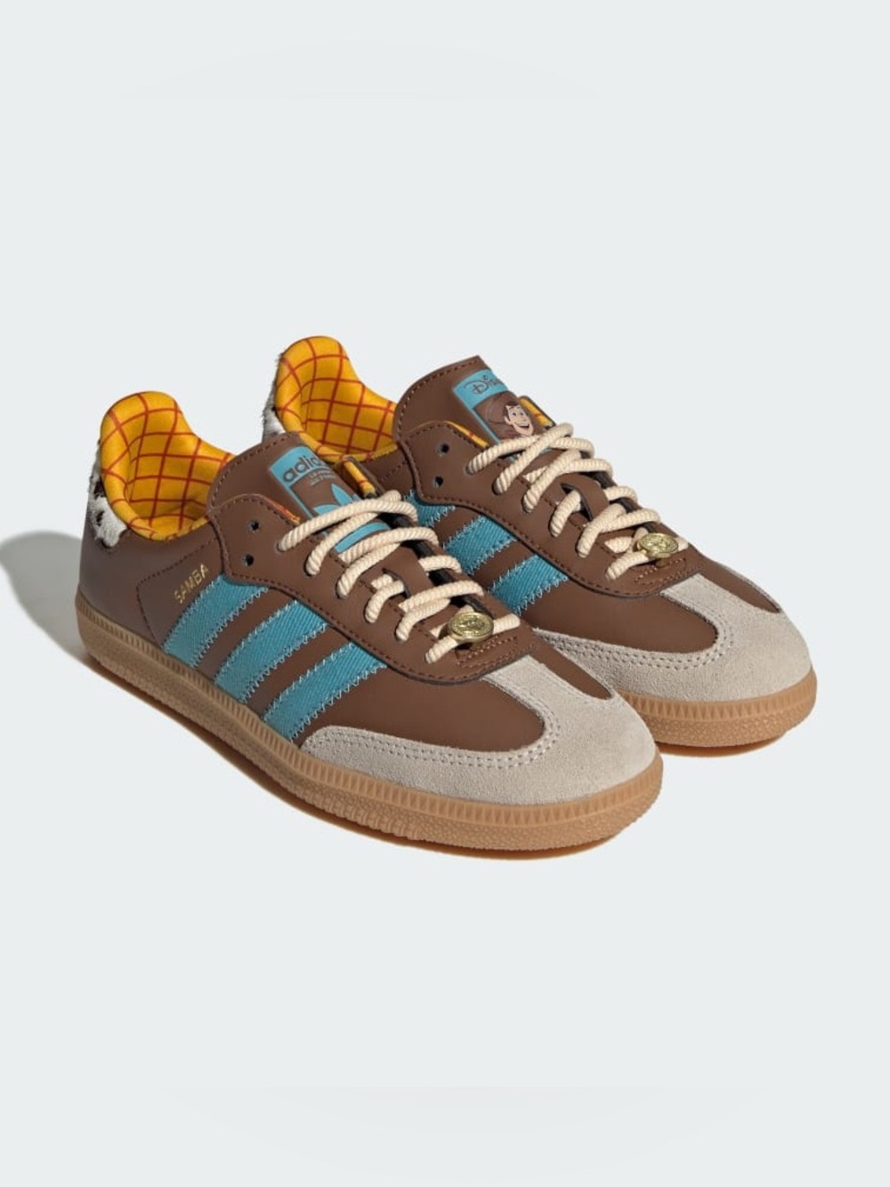 ADIDAS DISNEY PIXAR TOY STORY SAMBA OG SHOES SIZE 7 KIDS W8 EU40